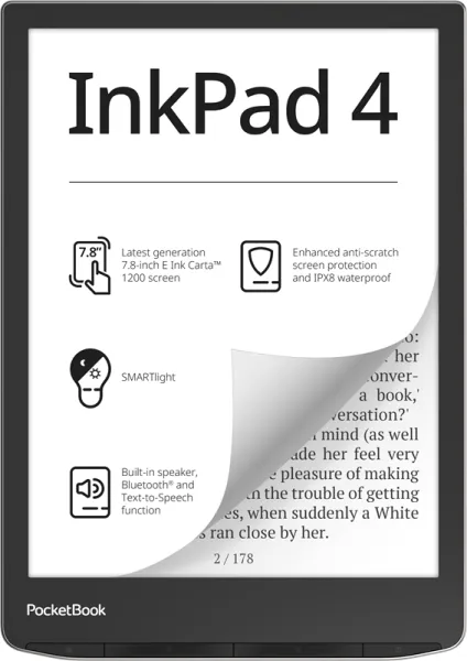 PocketBook InkPad 4 - Stardust Silver